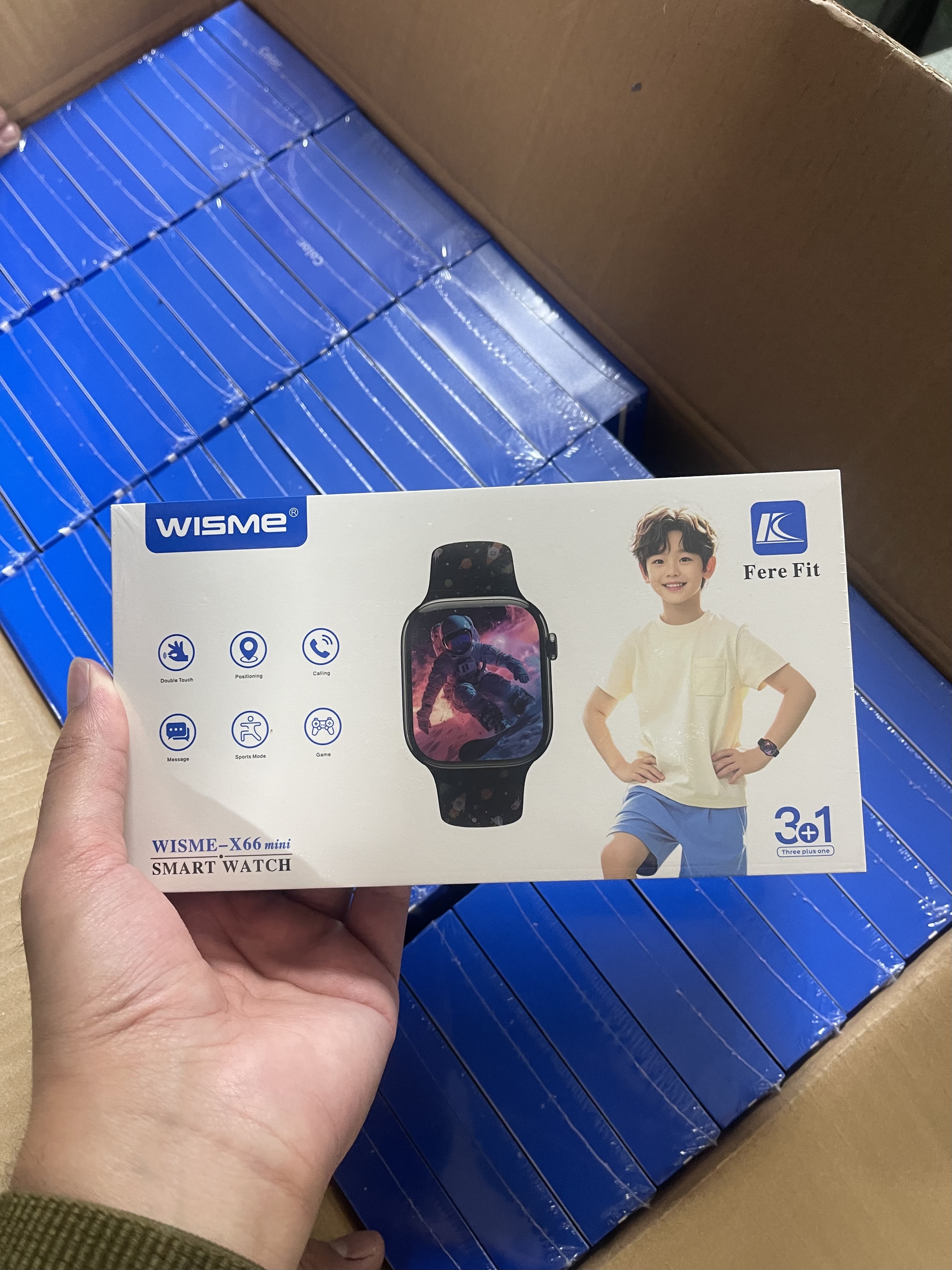 ساعت هوشمند طرح اپل واچ | پسرانه مردانه | مشکی | Wisme x66 mini