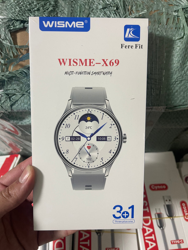 ساعت هوشمند اپل واچ | صفحه گرد | کیفیت عالی | ۳ بند | Wisme x69