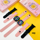 ساعت هوشمند کیکویر (KEQIWEAR) مدل Kw86 mini | صورتی | ۳ بند