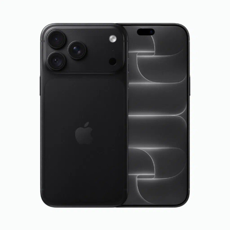 گوشی ایفون طرح اپل iphone ۱۸ pro max | حافظه ۲۵۶ رام ۱۲ گیگابایت رجیستر شده بهمراه کد فعال سازی رنگبندی مشکی