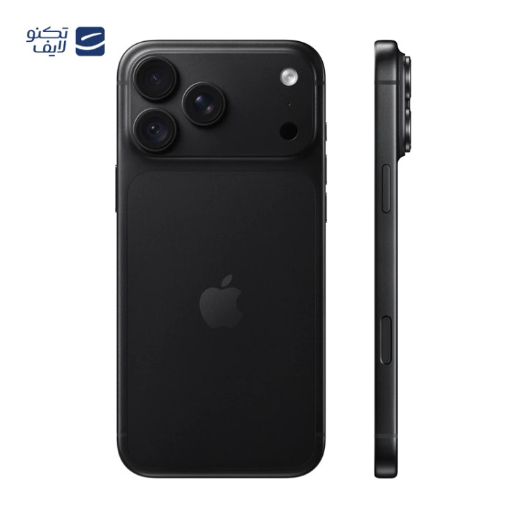 گوشی ایفون طرح اپل iphone ۱۸ pro max | حافظه ۲۵۶ رام ۱۲ گیگابایت رجیستر شده بهمراه کد فعال سازی رنگبندی مشکی