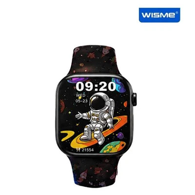 ساعت هوشمند زنانه دخترانه پسرانه | x67 mini | صورتی مشکی | Wisme | کیفیت عالی | صفحه نمایش روان amoled